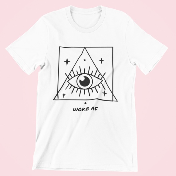 NEW Woke AF Graphic shirt soft S-4X top womens - Picture 3 of 6